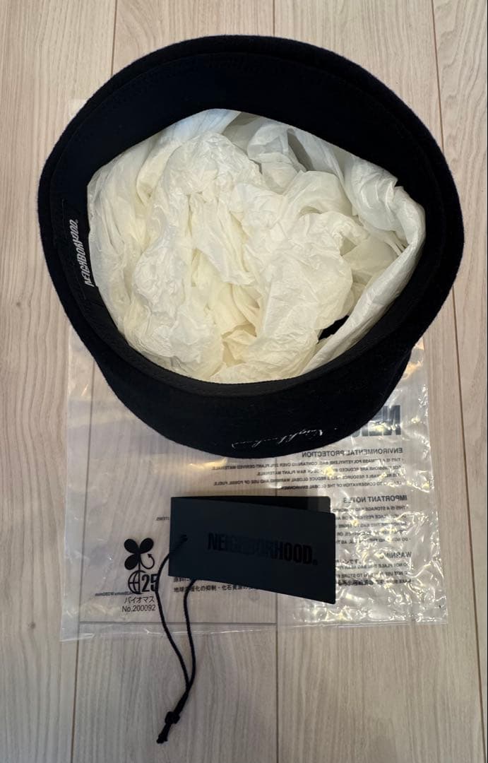 NEIGHBORHOOD ベレー ブラック 24FW ネイバーフッド L 帽子