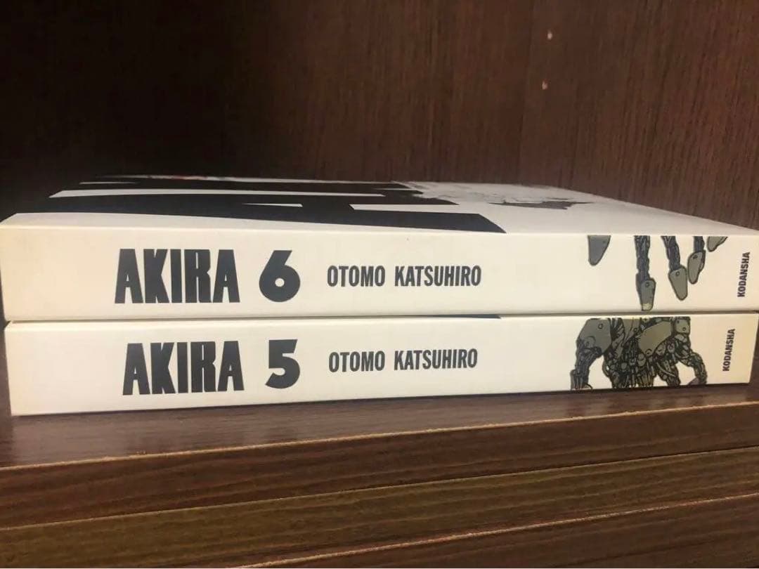 AKIRA 5巻　6巻 初版　総天然色　大友克洋