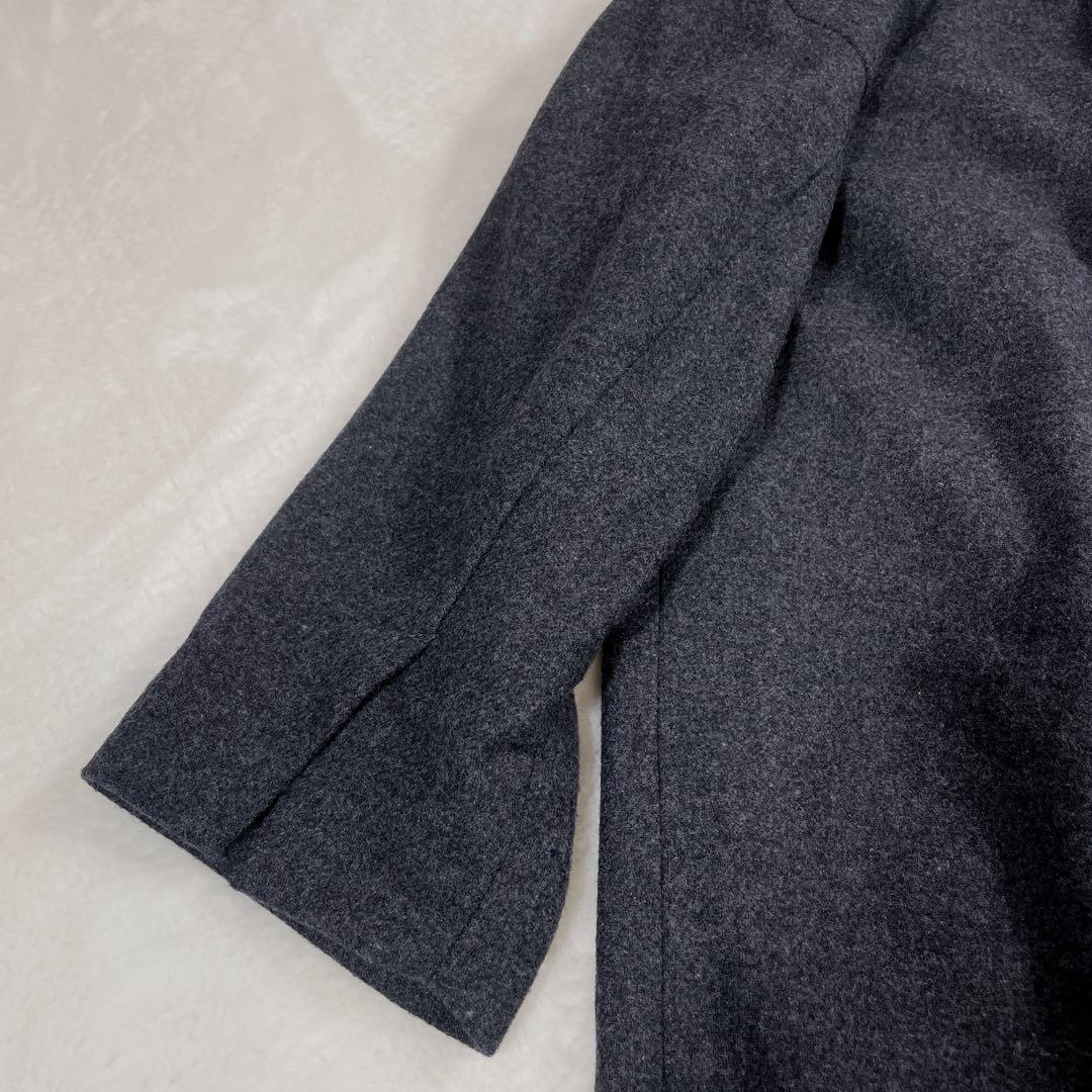 mizuiro ind 23AW グレー ウール　ロングコート