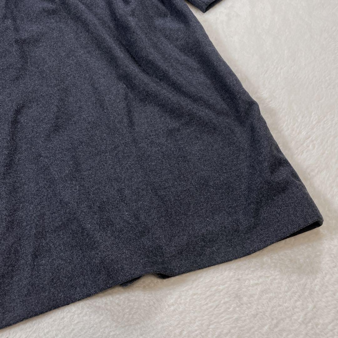 mizuiro ind 23AW グレー ウール　ロングコート