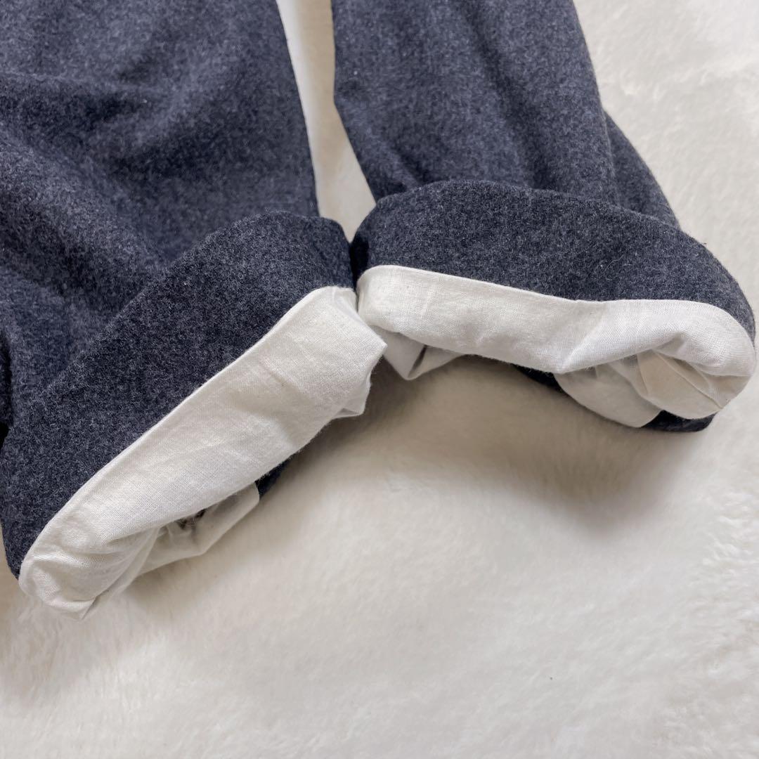 mizuiro ind 23AW グレー ウール　ロングコート