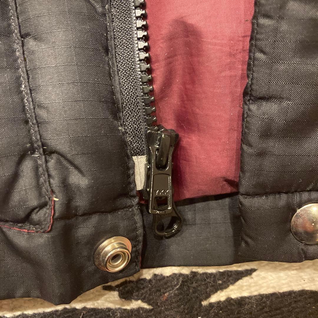 クレセント　ダウン　ワークス　ダウン　ベスト　ブラック　リップストップ　USA製