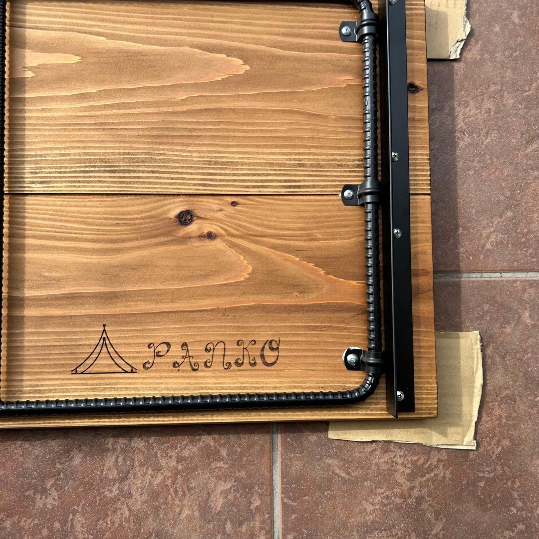 No.566 アイアンローテーブル オルテガテーブル　ネイティブ柄