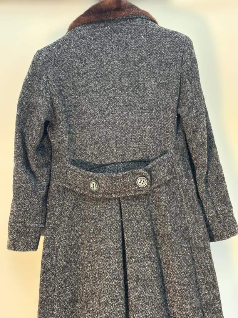 DOLCE&GABBANA コート ファー付き襟　ロングコート