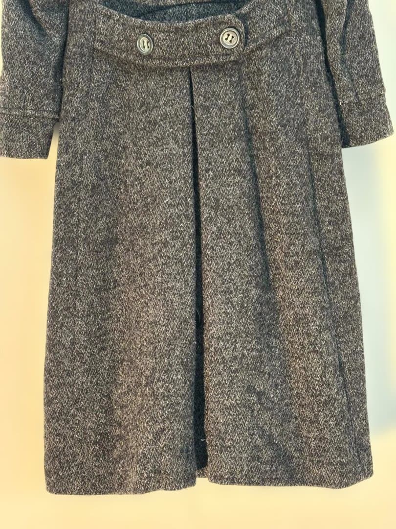 DOLCE&GABBANA コート ファー付き襟　ロングコート