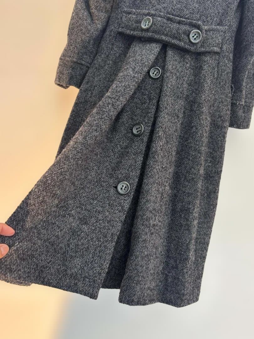 DOLCE&GABBANA コート ファー付き襟　ロングコート