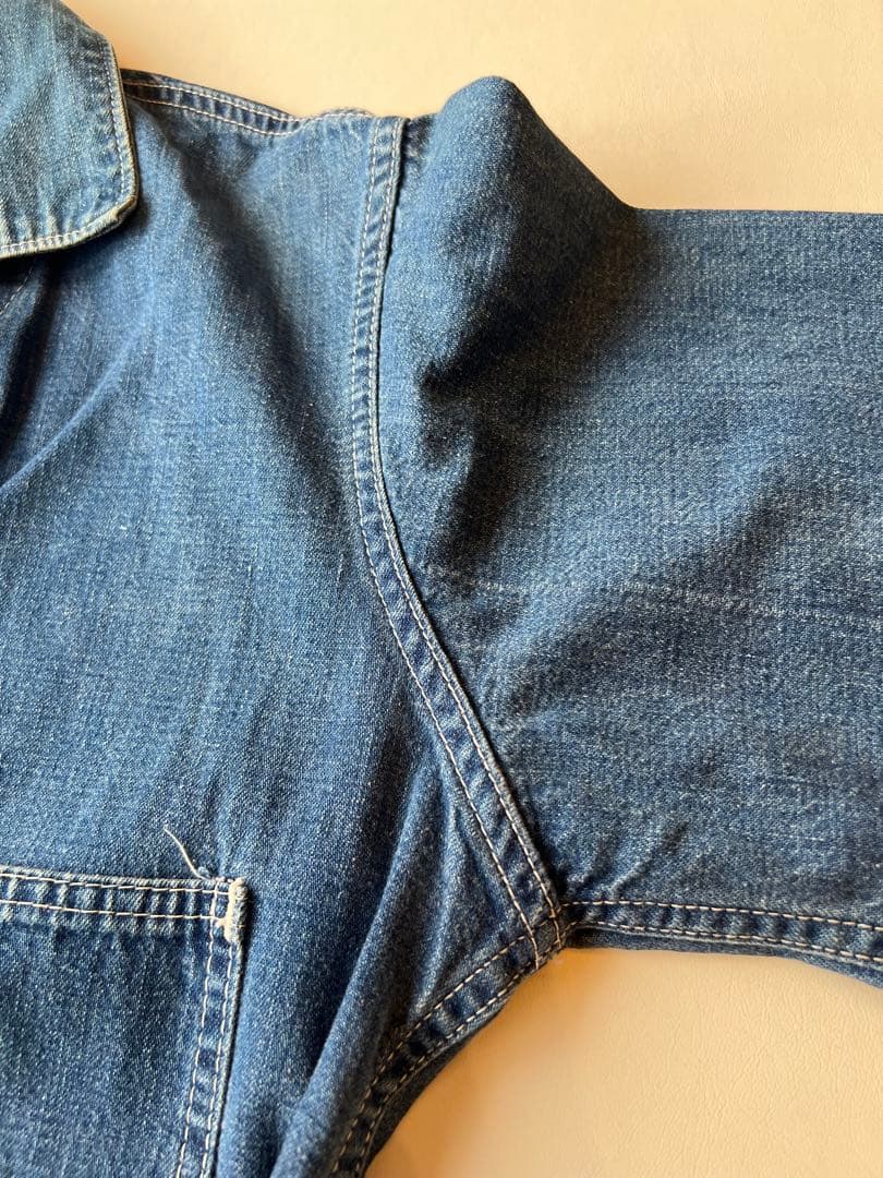 40’s カバーオール 大戦モデル 月桂樹ボタン ww2 ビンテージ オリジナル