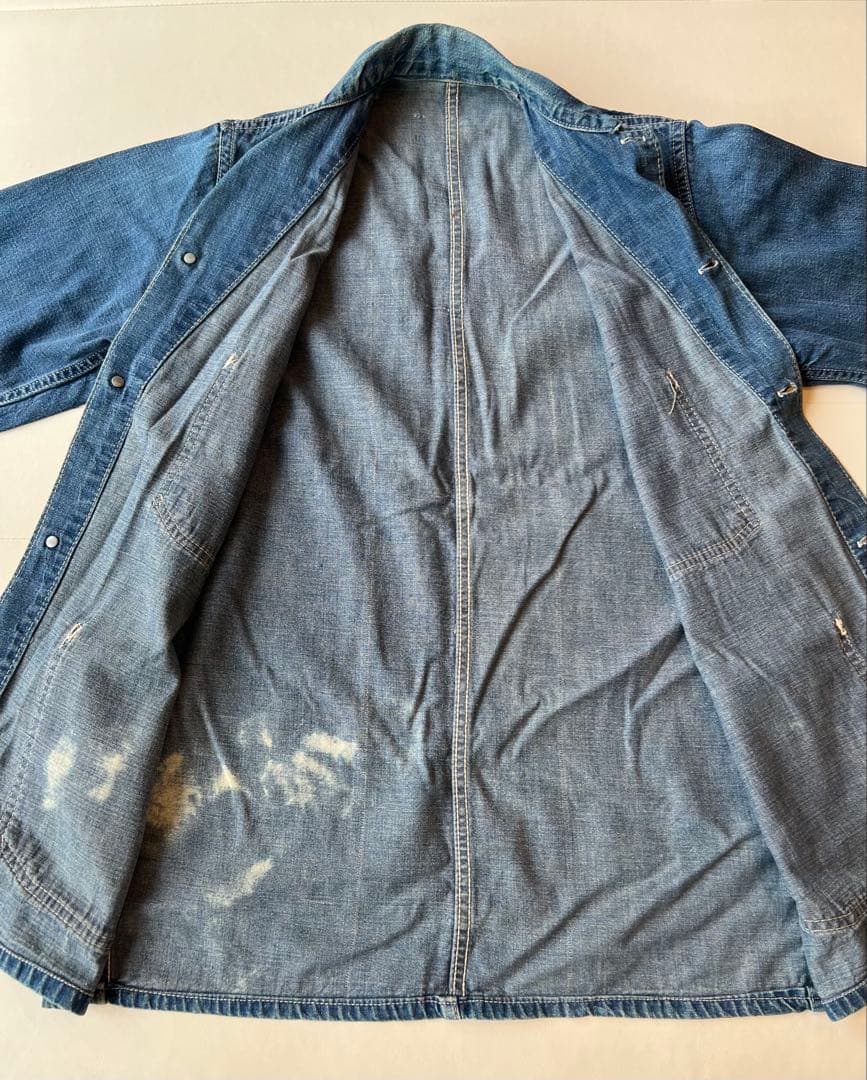 40’s カバーオール 大戦モデル 月桂樹ボタン ww2 ビンテージ オリジナル