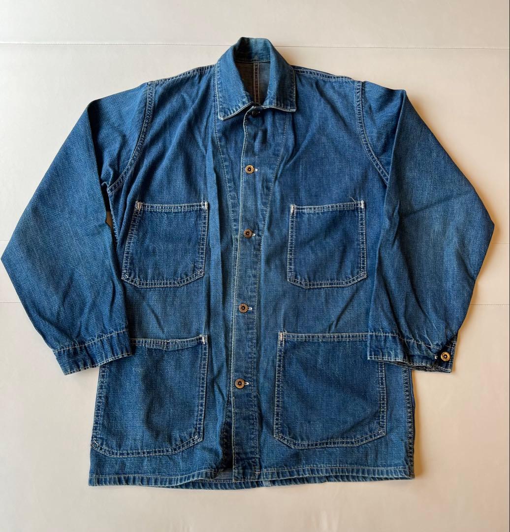 40’s カバーオール 大戦モデル 月桂樹ボタン ww2 ビンテージ オリジナル