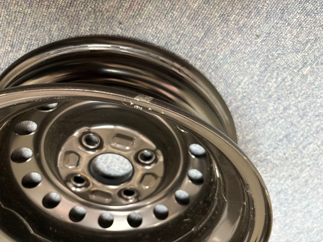 ダイハツ12インチ鉄ホイール（新車時取り外し）２本