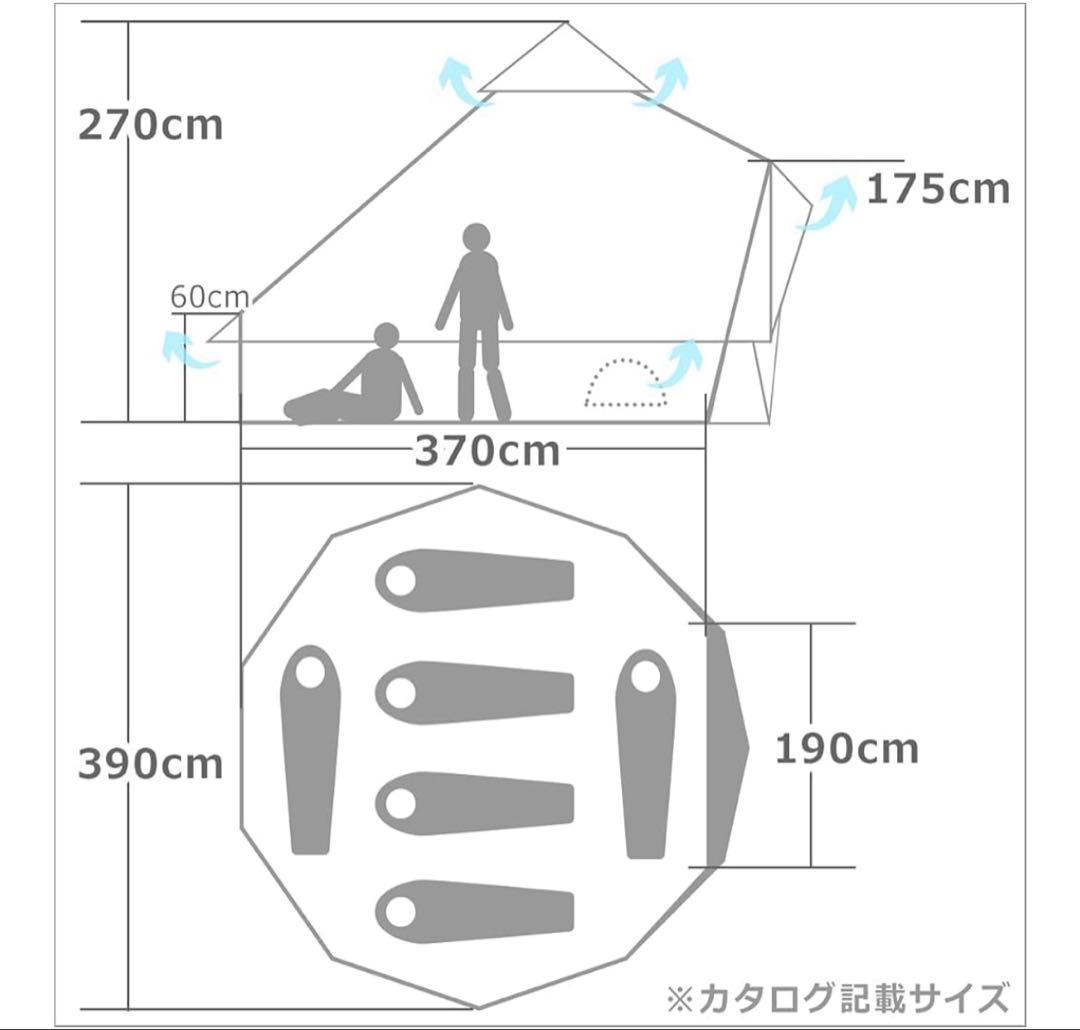 ROBENS クロンダイク　ワンポールテント　グランドシート　フロアシート付き