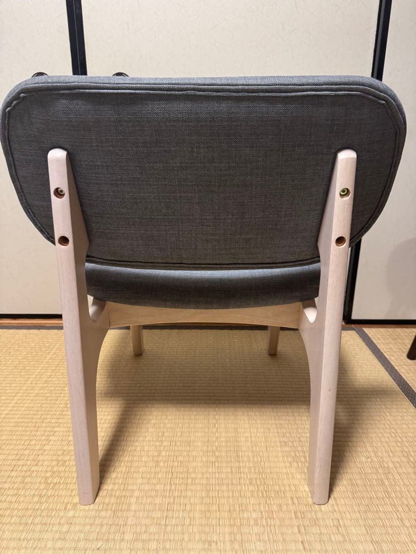 ニトリ ダイニングチェア リラックスワイド ブルー