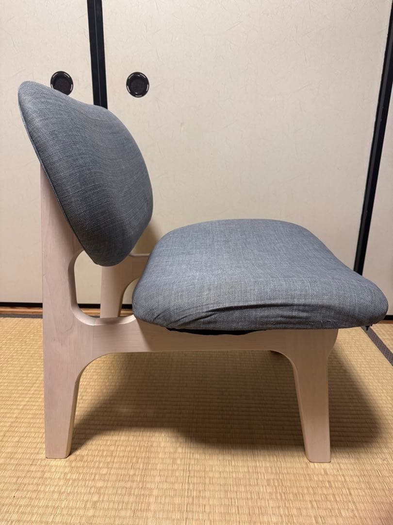 ニトリ ダイニングチェア リラックスワイド ブルー