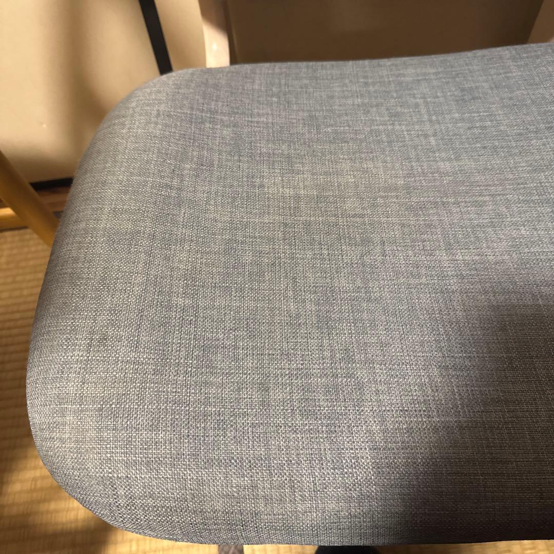 ニトリ ダイニングチェア リラックスワイド ブルー