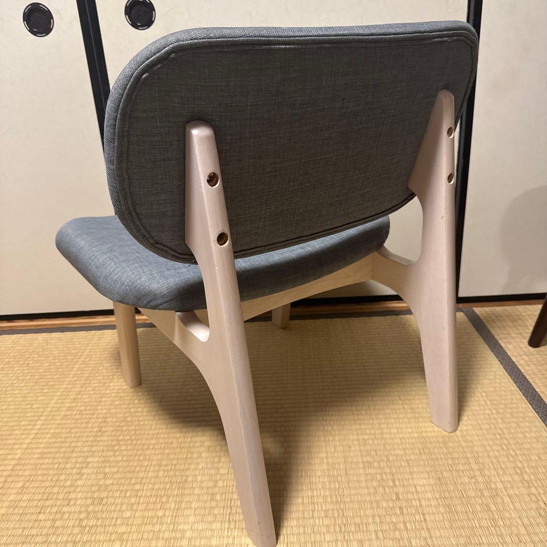 ニトリ ダイニングチェア リラックスワイド ブルー