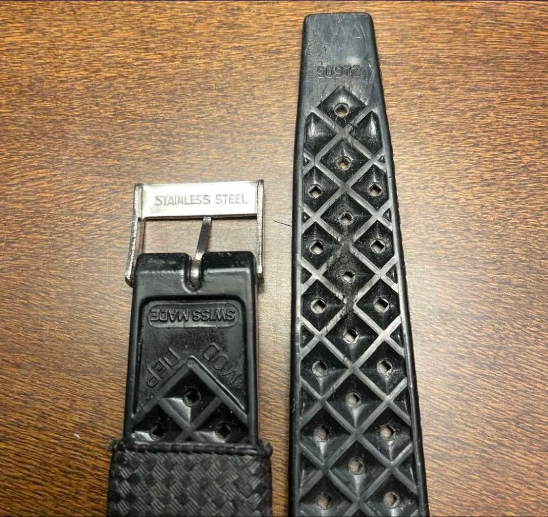 【当時物・スイス製】ヴィンテージ TROPIC トロピック ラバーベルト20mm