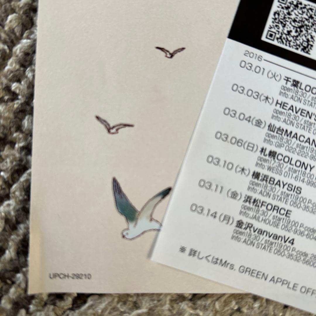 あ*め様 Mrs. GREEN APPLE TWELVE 初回限定　CD+DVD