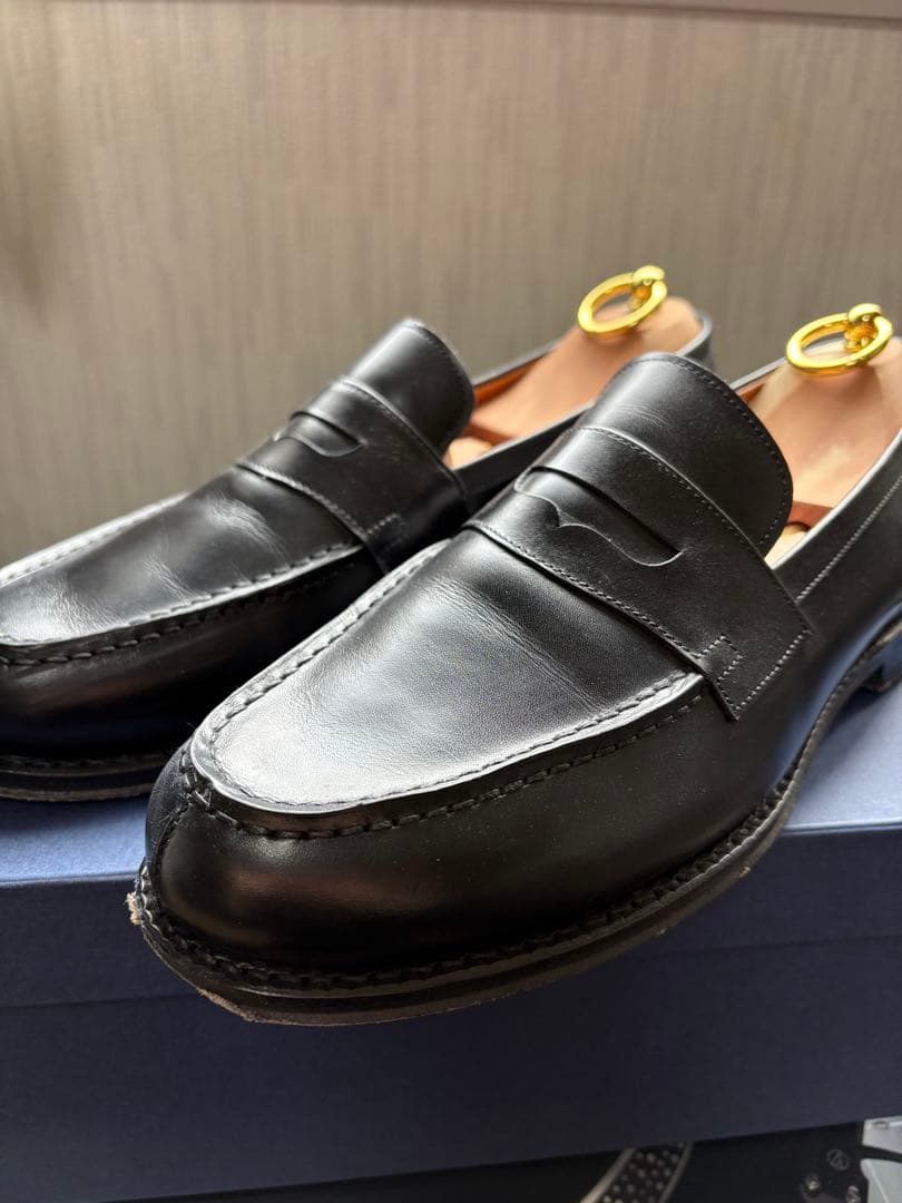 【7 1/2】ジャランスリワヤ　ローファー　ブラック