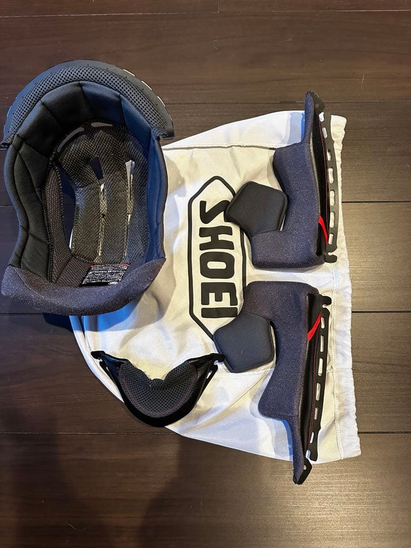 SHOEI フルフェイスヘルメット ブラック/ホワイト　SENA SRL2内蔵