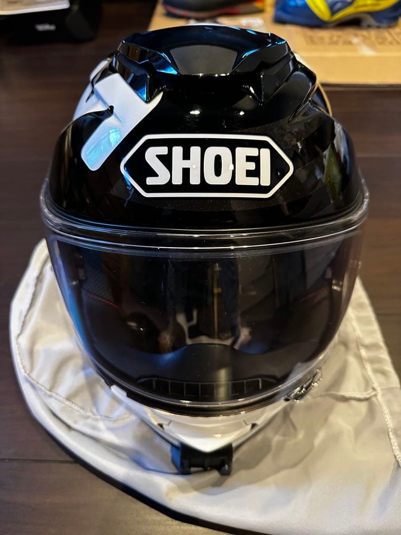 SHOEI フルフェイスヘルメット ブラック/ホワイト　SENA SRL2内蔵