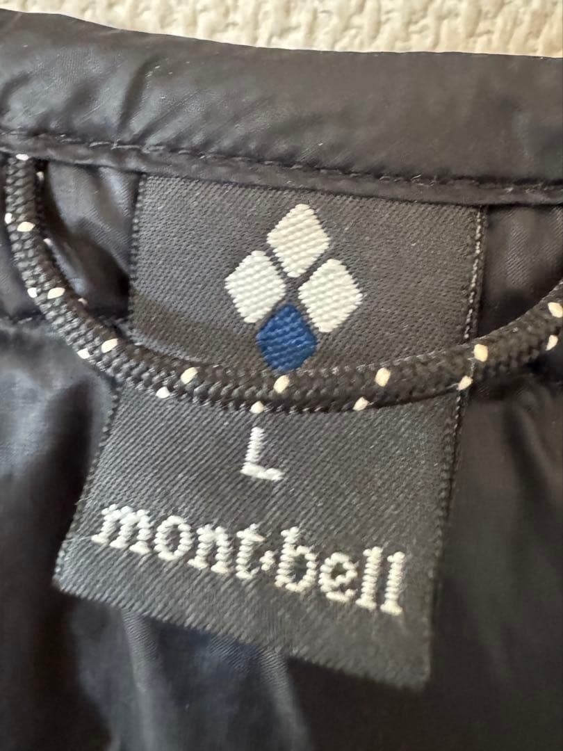 希少　美品　mont-bell モンベル　スペリオダウンラウンドネックベスト　L