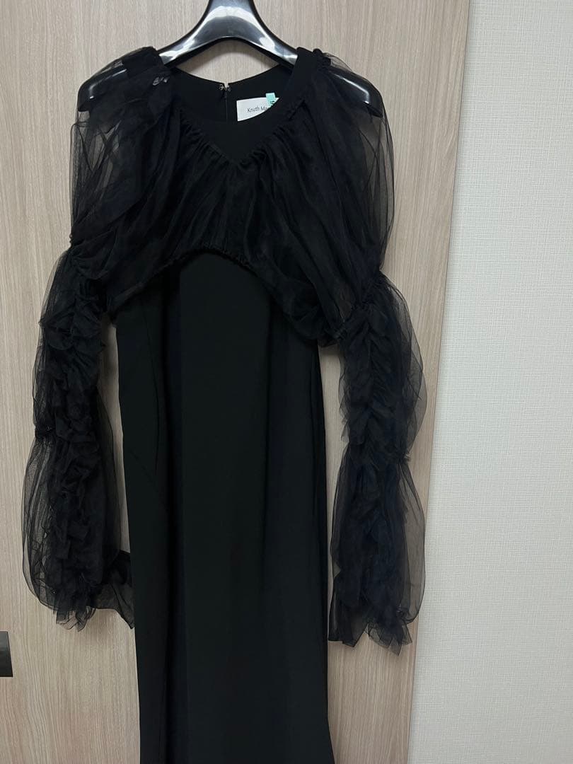 スーツ・フォーマル・ドレス Knuth Marf /tulle bolero one piece Black