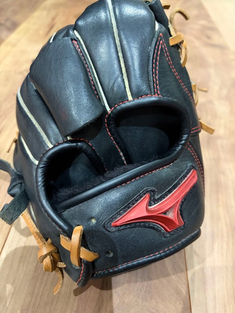 ミズノMIZUNO 少年軟式用 グローブ ブラック サイズS ウィルドライブ