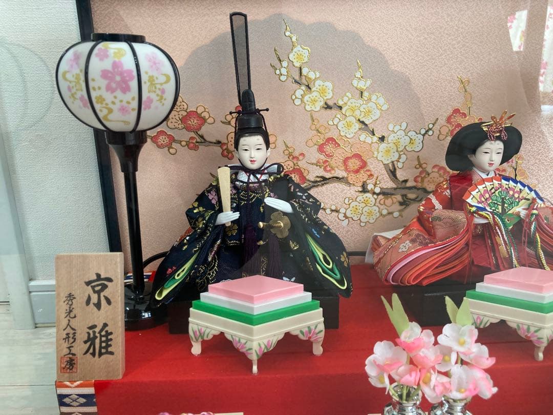雛人形 ガラスケース入り ひな祭り