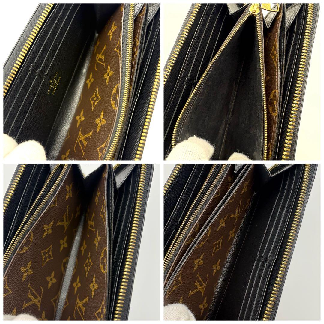 【新型】ルイヴィトン モノグラム ジッピーウォレット レティーロ ブラック