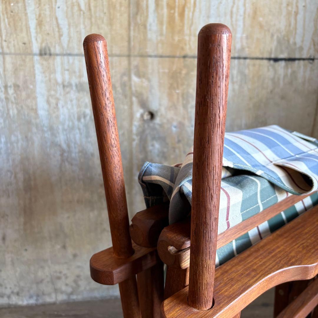 SOU WESTER ヴィンテージ ディレクターズチェア　チーク材　②