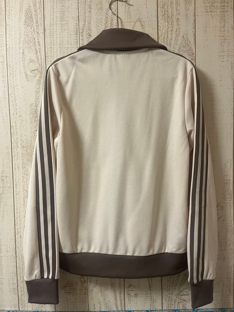 アディダス　ベッケンバウアー トラックジャケット　ジャージ オフホワイト/茶色