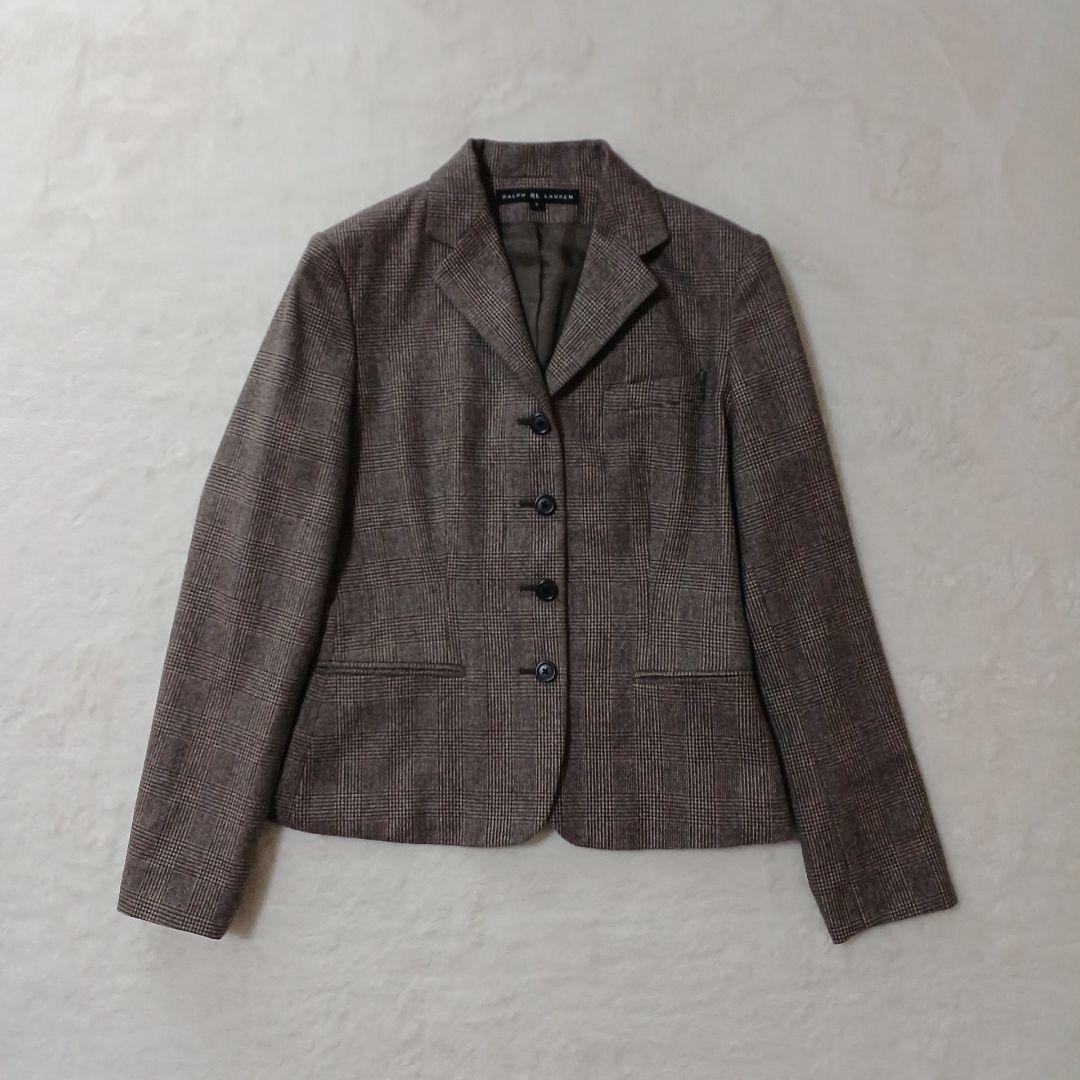 ✨美品✨RALPH LAUREN　ラルフローレン　ウールジャケット 　ブラウン