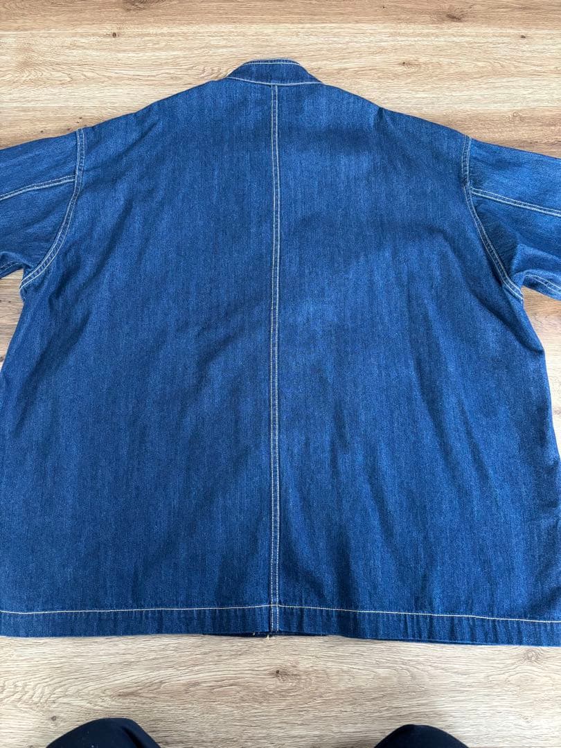 fresh service デニムカンフーカバーオール　デニム5Pセットアップ