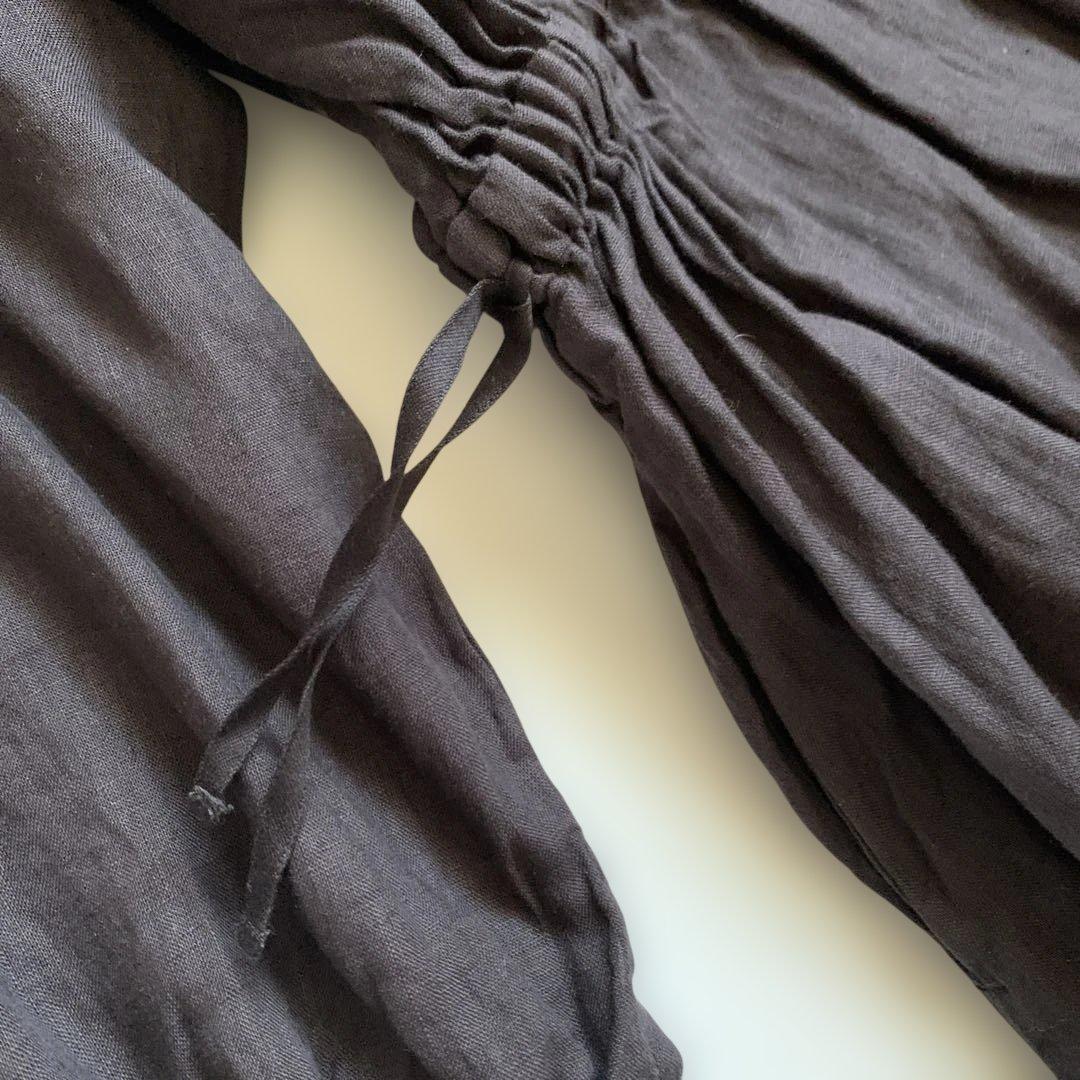 SALE‼️美品ネストローブnest robe✨ウエストギャザーワンピ　2way