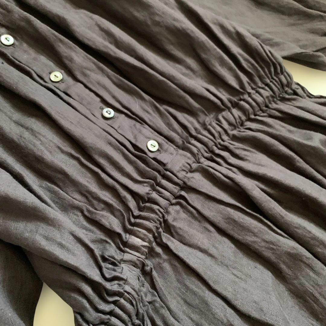 SALE‼️美品ネストローブnest robe✨ウエストギャザーワンピ　2way