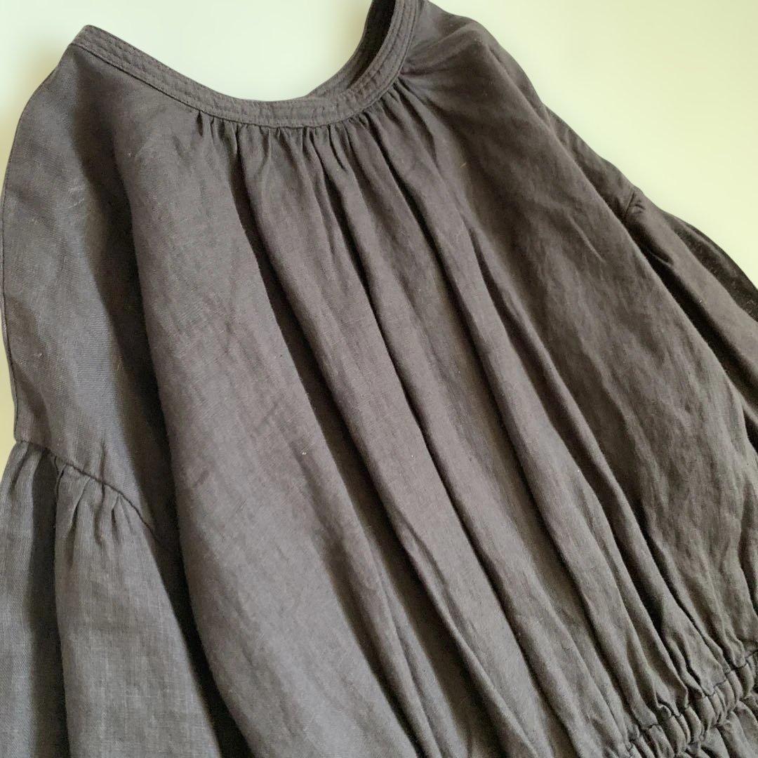 SALE‼️美品ネストローブnest robe✨ウエストギャザーワンピ　2way