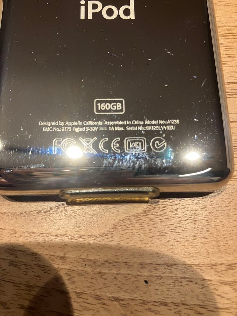 ジャンク　Apple iPod Classic 160GB MC297J