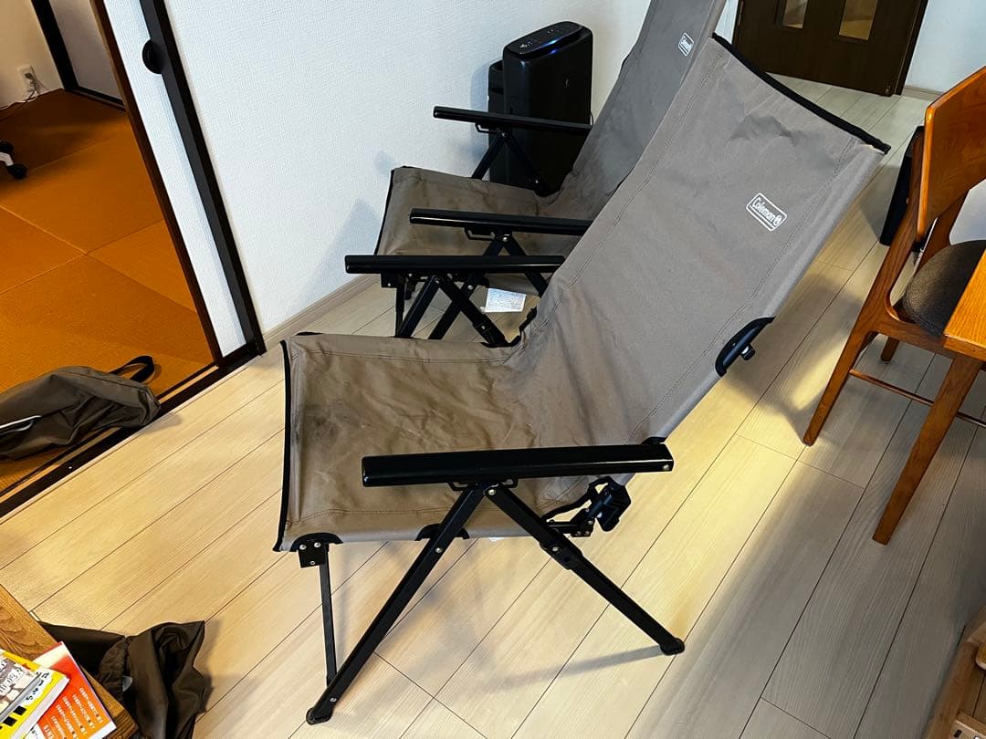 コールマン(Coleman) レイチェア グレージュ2脚セット