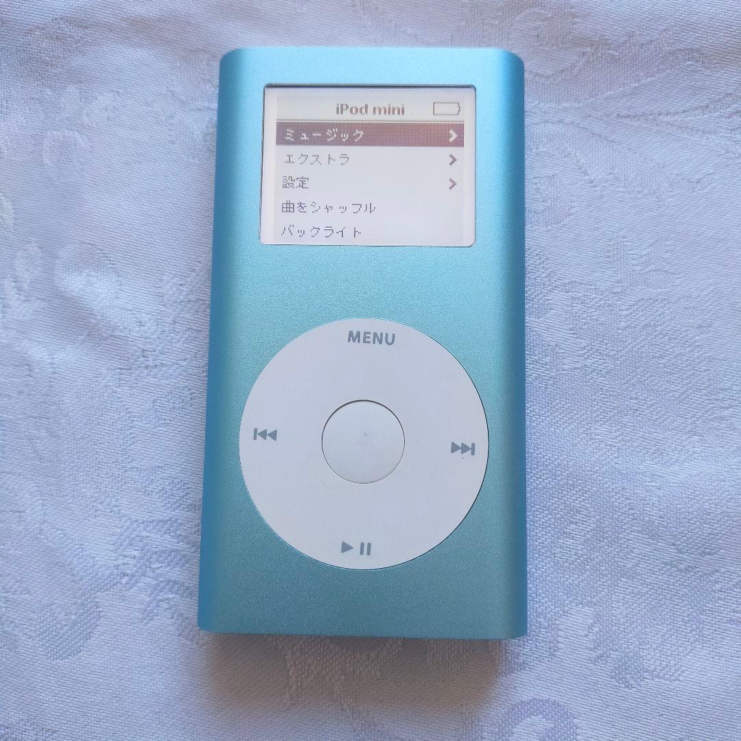 【美品】【大容量化】iPod mini 第1世代 ブルー 128GB A1051
