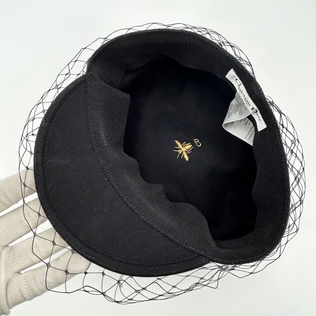 t*i様 極美品✨ディオール アーティ キャスケット ベール 金具 ブラック