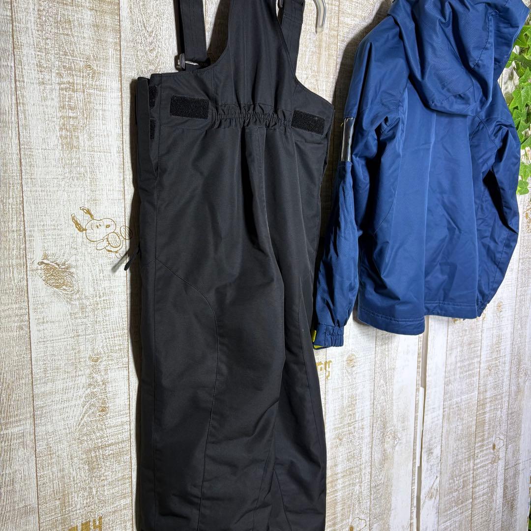 フェニックス　スノーボード　スキー　スノーウェア キッズ　セットアップ　紺　黒