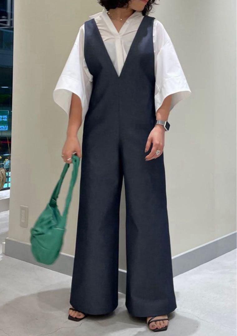 LE PHIL ルフィル 近年 ＳＯＬＯＴＥＸデニムサロペット インディゴ