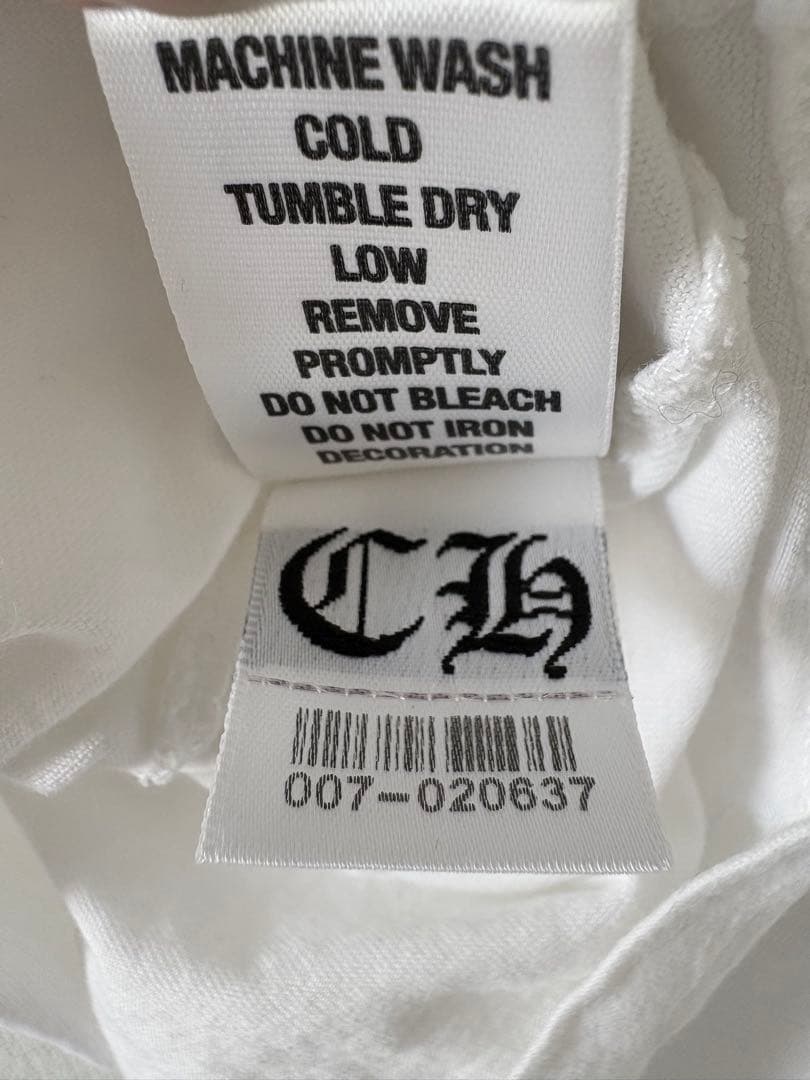 クロムハーツ Vネック Tシャツ ホワイト