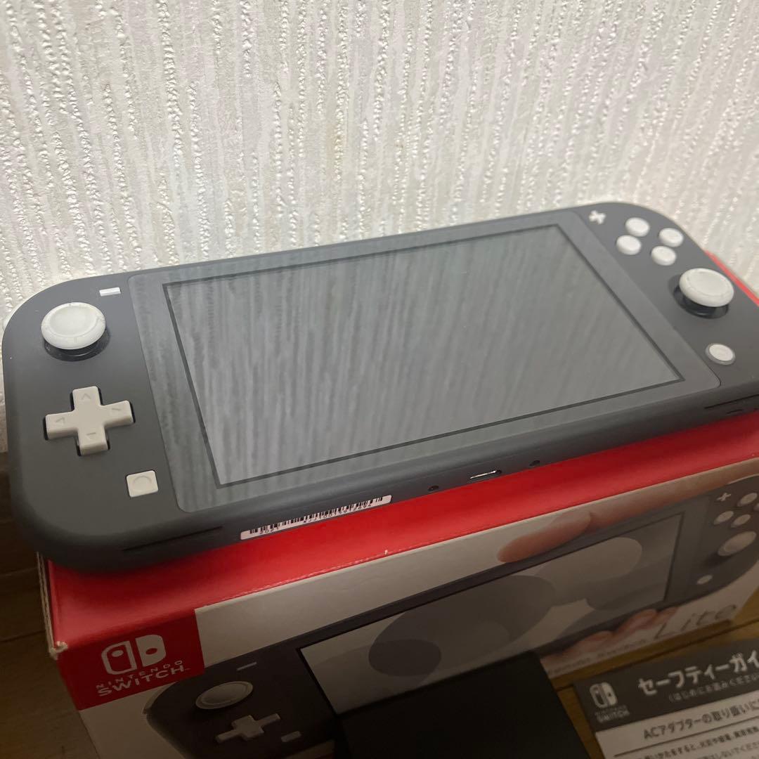 Nintendo Switch Lite グレー 本体 ACアダプター付き