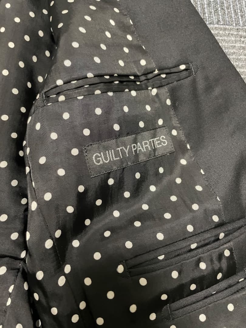 ワコマリア　セットアップ　スーツ　ロロピアーナ　3ピース＋ネクタイ　ドット裏地