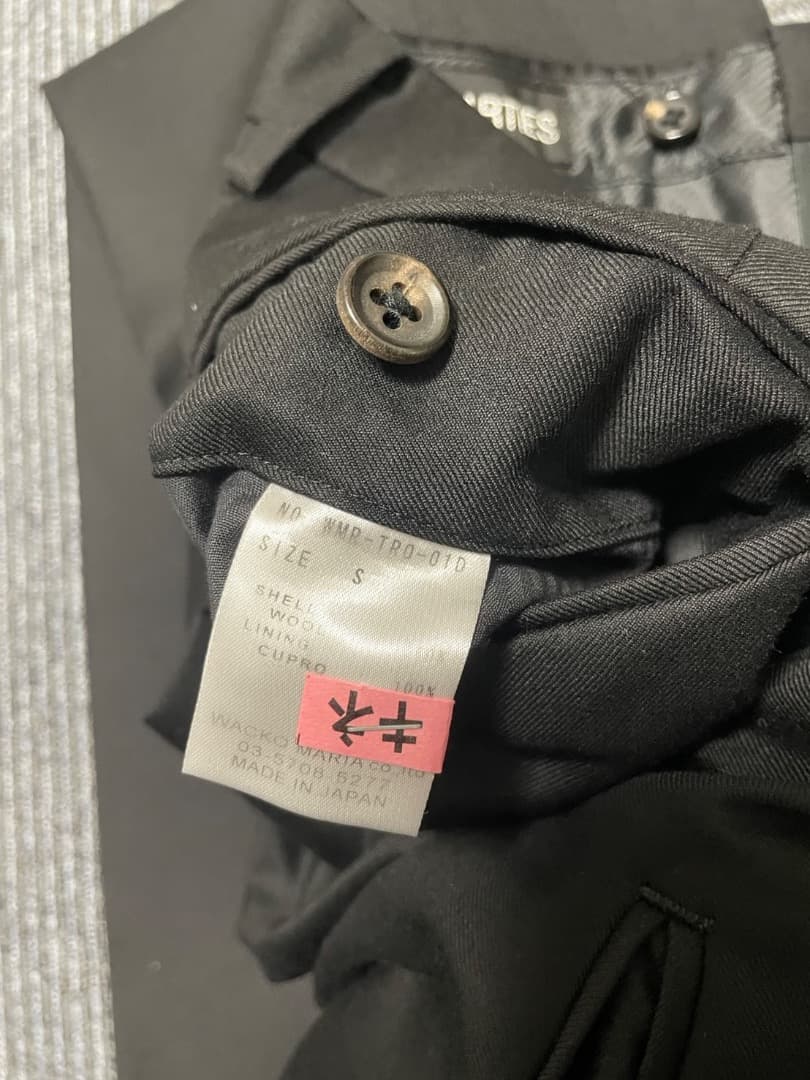 ワコマリア　セットアップ　スーツ　ロロピアーナ　3ピース＋ネクタイ　ドット裏地