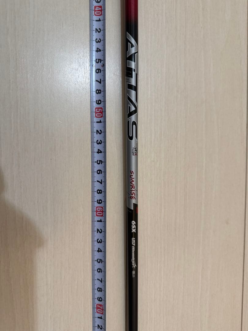 ATTAS サンライズレッド　6SX タイトリストスリーブ