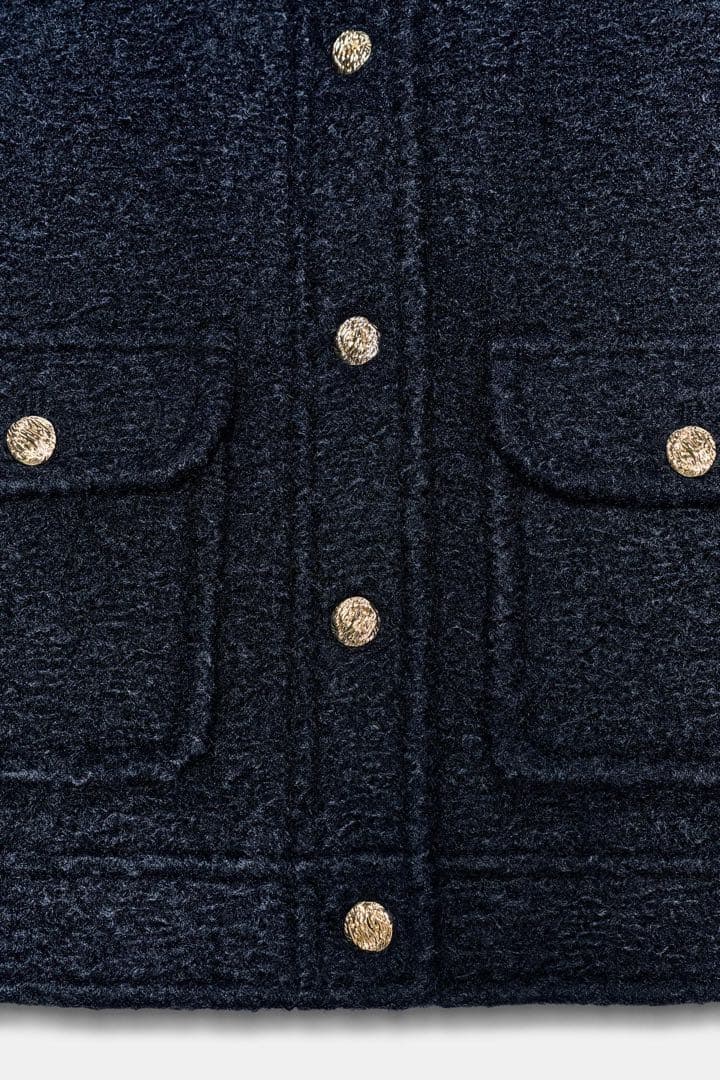 完売品 ZARA ブークレジャケット XSサイズ　新品タグ付き