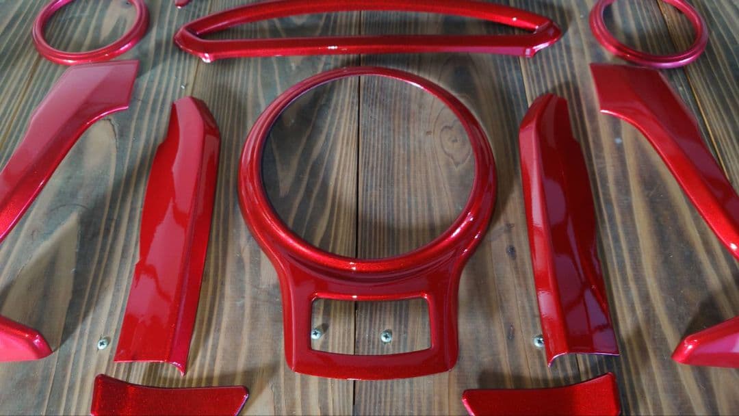 トヨタ86 BRZ zn6zc6キャンディレッド室内パネルカバーフルセット