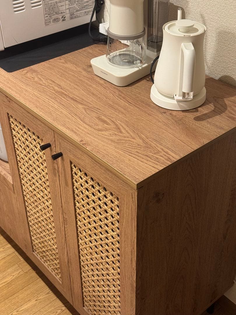 最終値下げ中【使用期間1年以内の美品】LOWYA（ロウヤ）キッチンカウンター